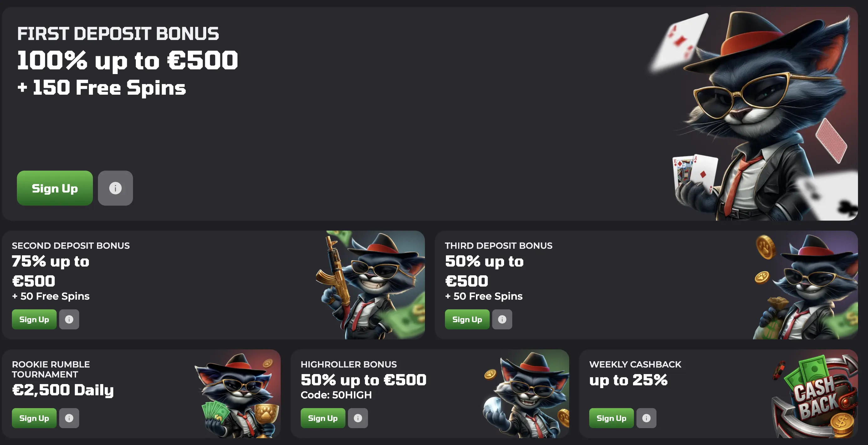 Lucky Capone Bonuses